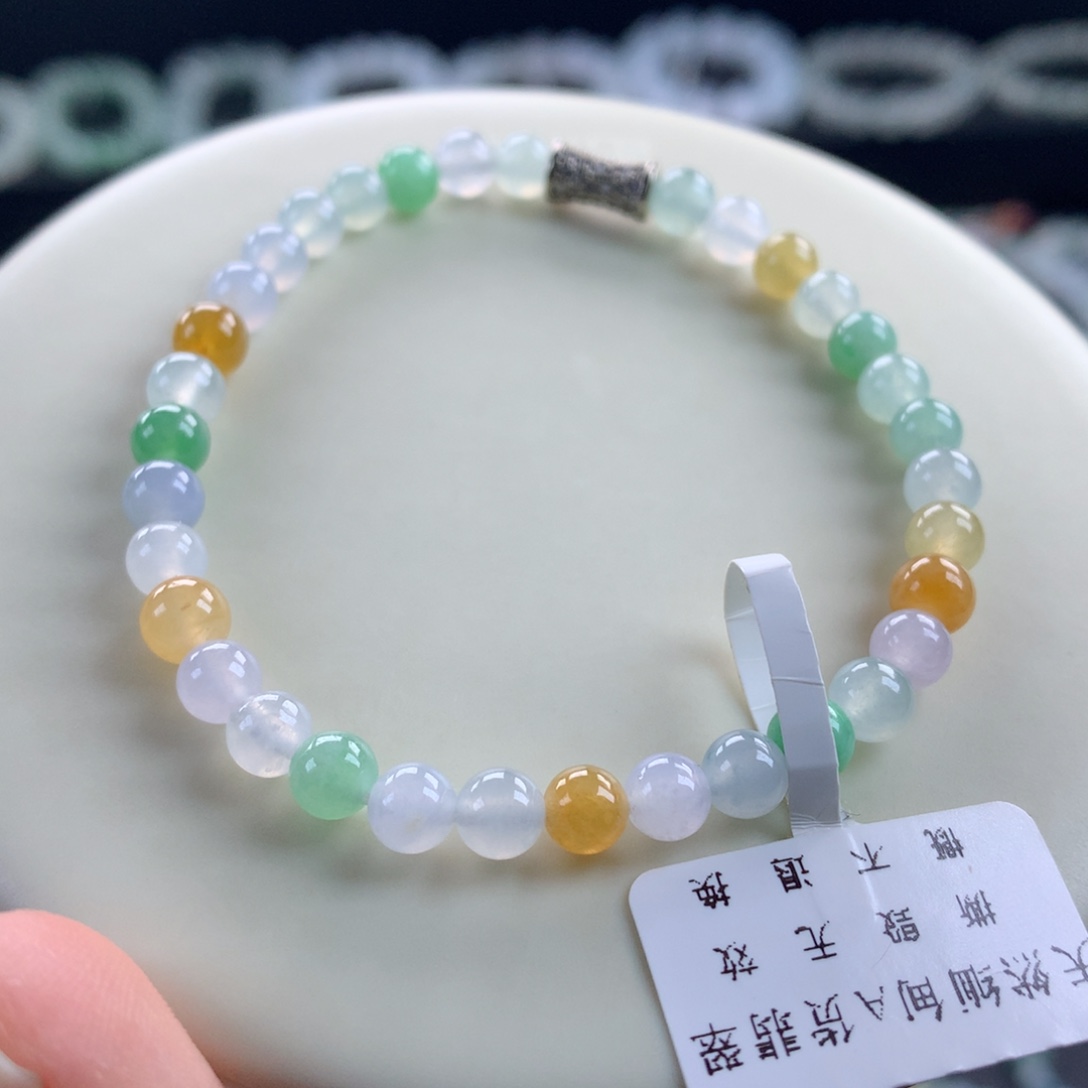 翡翠未镶嵌手链卡5