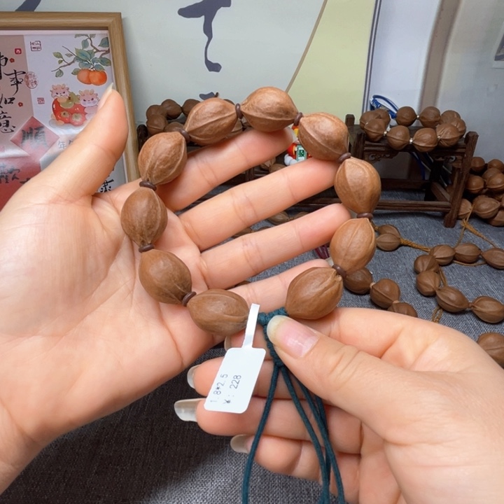 橄榄核手串/手链梅林铁核18.25