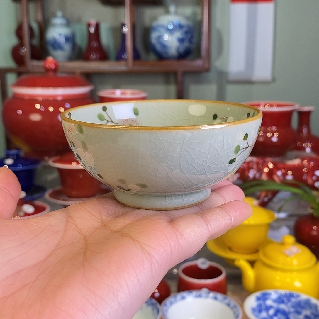 清欢雅玩老陶泥普洱杯