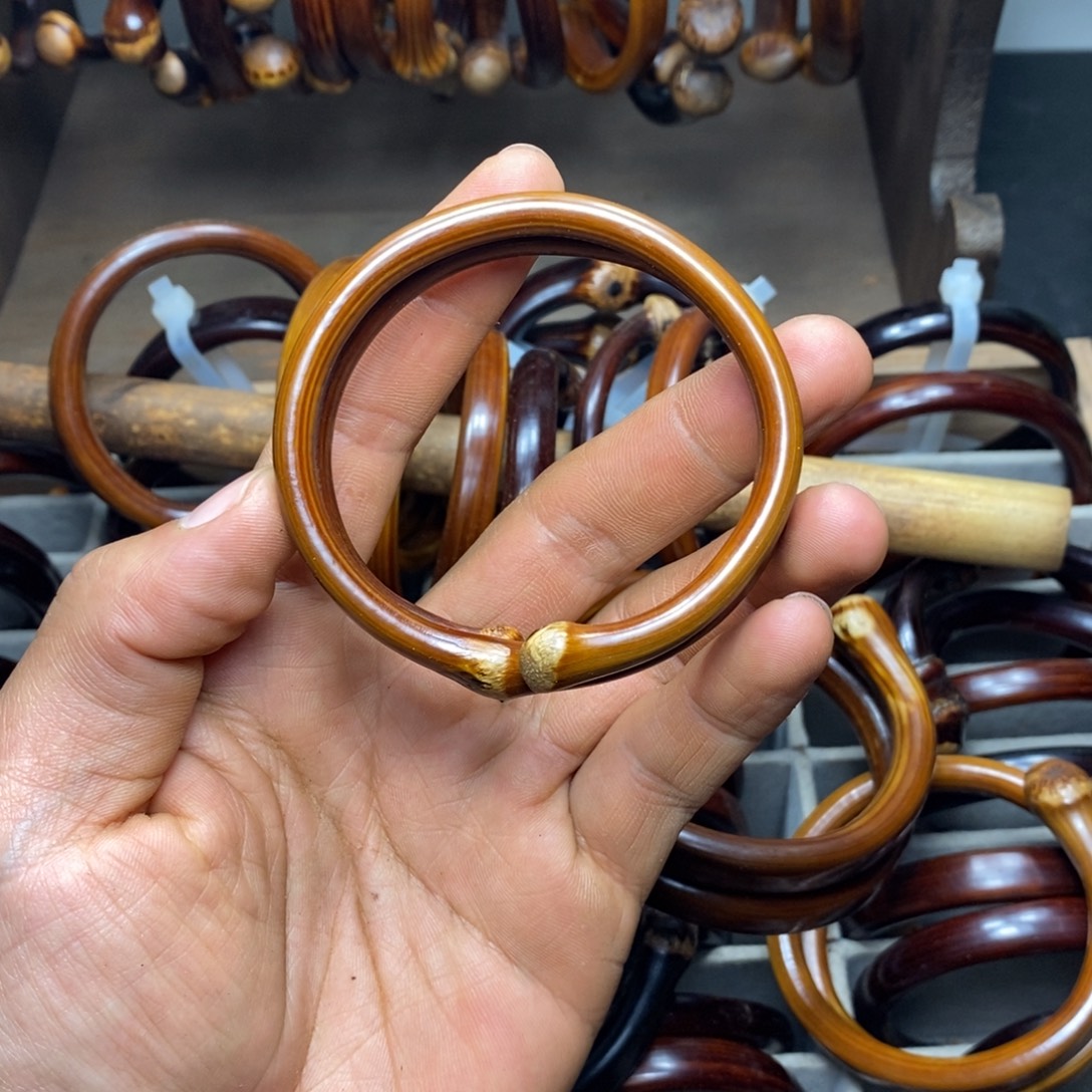 敏***金刚藤手镯黄藤双圈