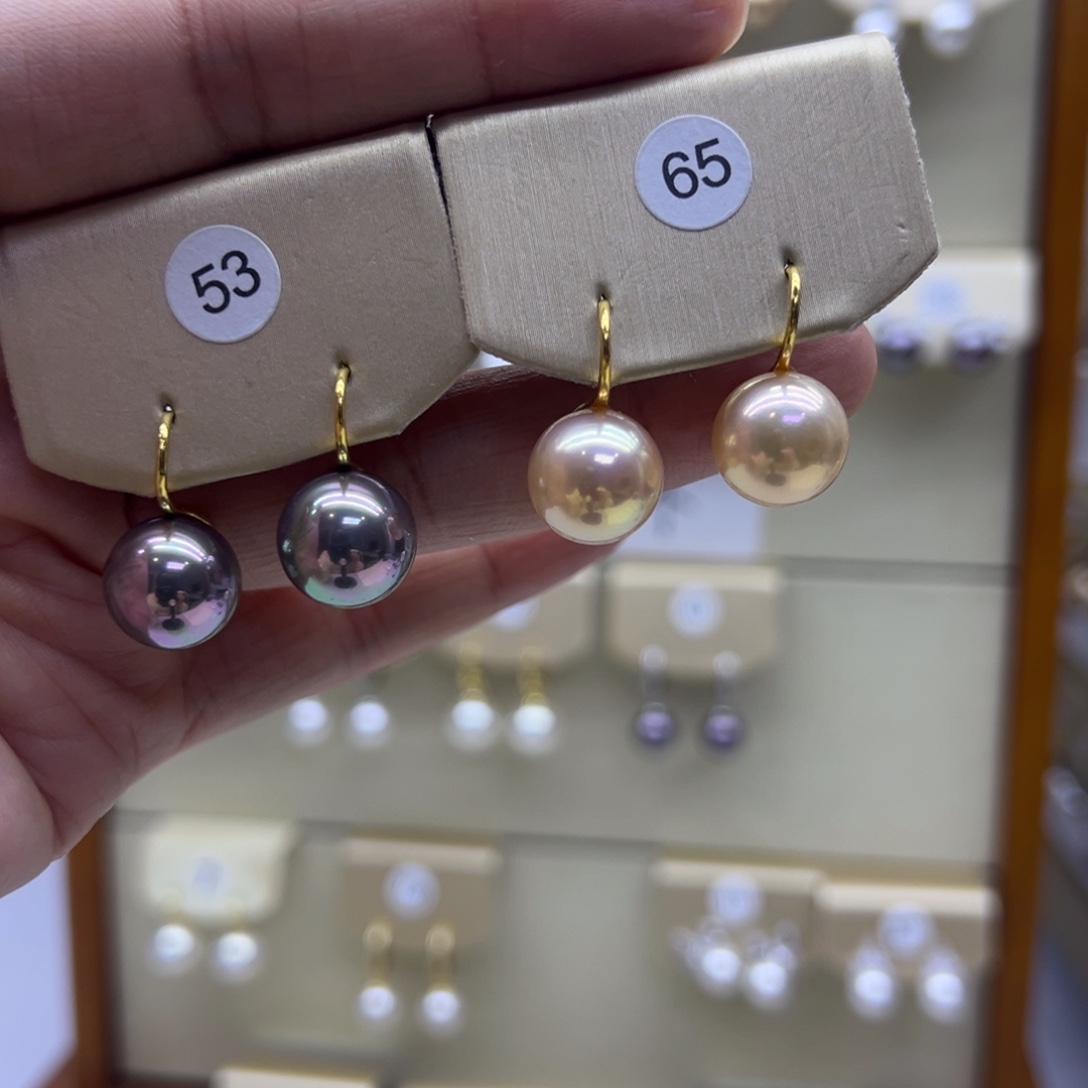 淡水珍珠未镶嵌耳饰