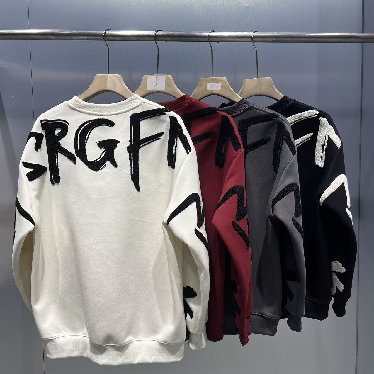 广州uus秋冬季高货男装潮流新款个性百搭休闲卫衣-Y66039