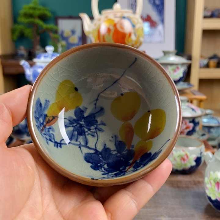 瓷片手工制作工艺精湛等特点为