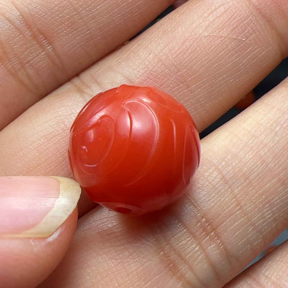 南红玛瑙珠子未镶嵌