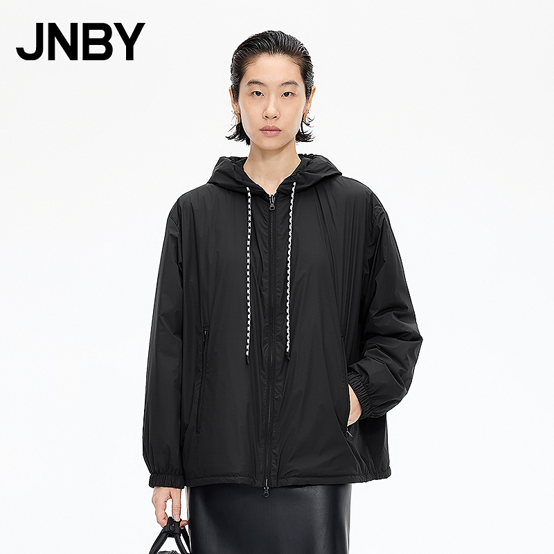 【商场同款】JNBY/江南布衣25秋新品羽绒服宽松直筒连帽5P9C10370