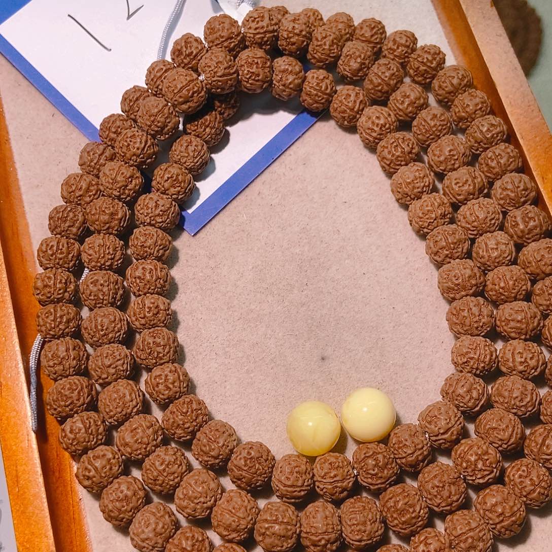 ༺***༻手串金刚菩提128精品老树王脖挂10.2