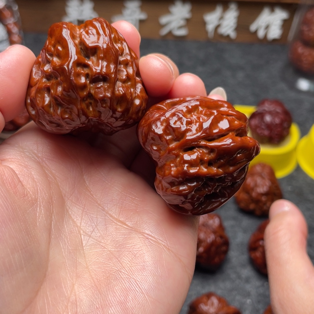 文玩核桃吊坠文玩核桃 手把件 蛤蟆头 40