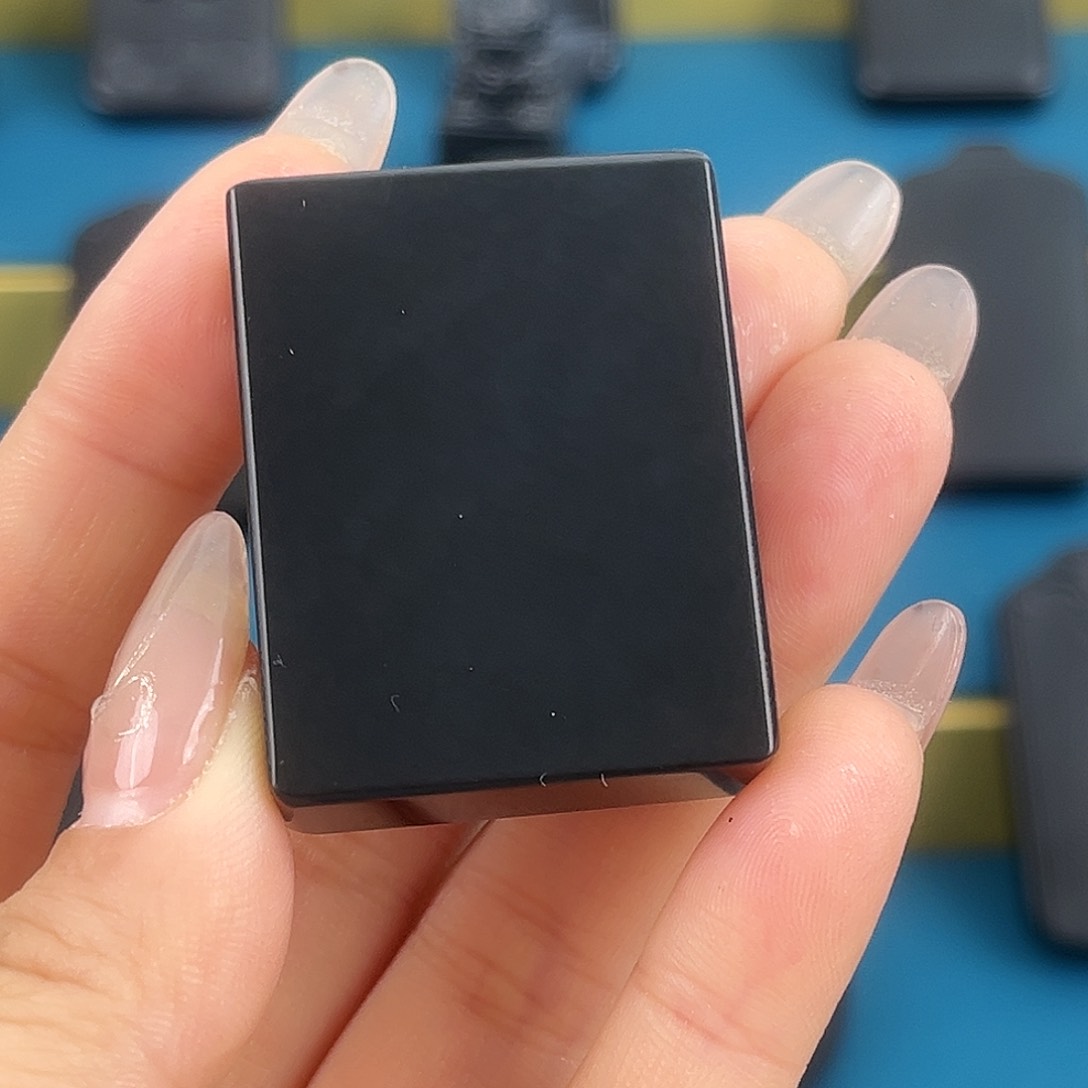 和田玉（墨玉）3、4羊脂钢板未镶嵌