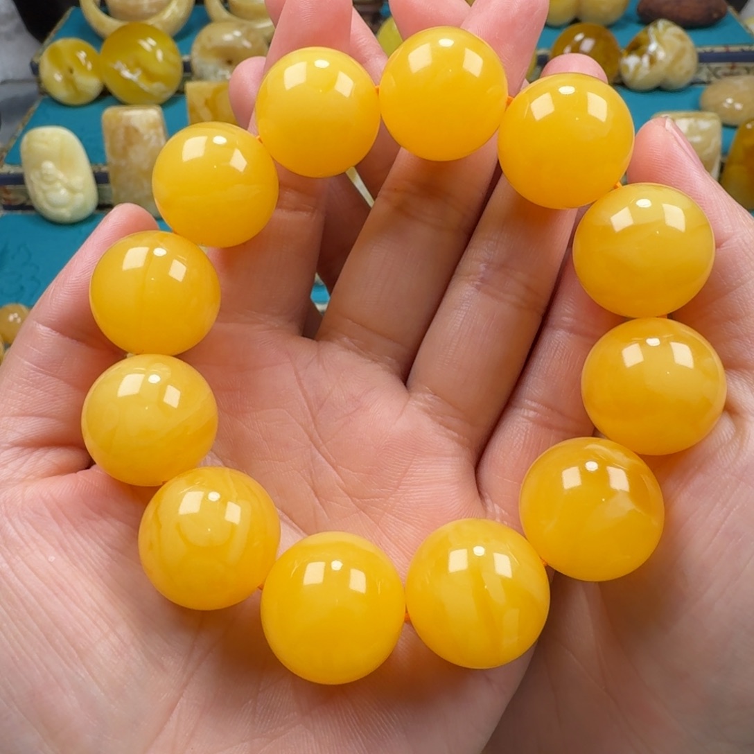 蜜蜡手链未镶嵌蜜蜡