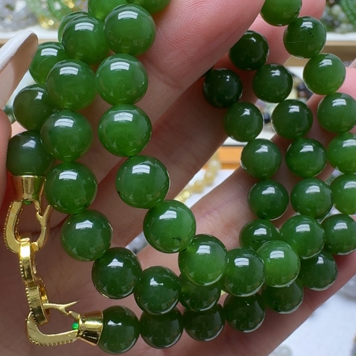 和田玉未镶嵌手链