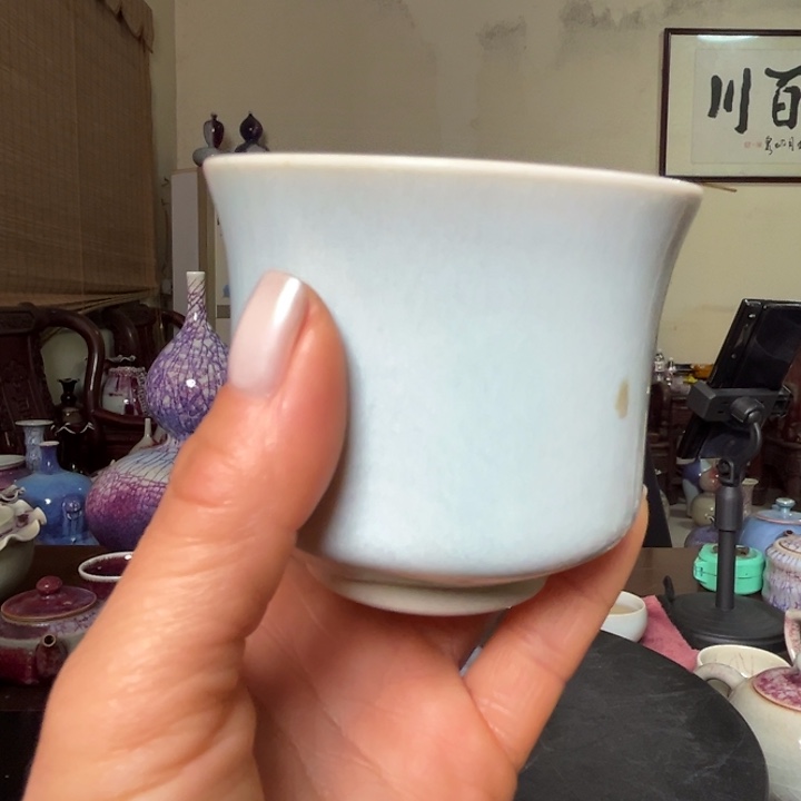 梦***水瓷片牛家钧窑牛自恒老师钧瓷