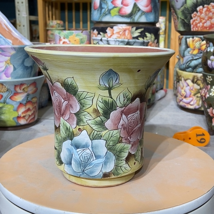 红陶景德镇艺术手绘作品