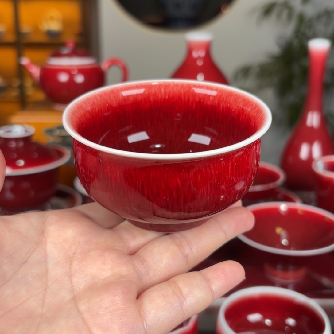 杯子景德镇高温原矿釉