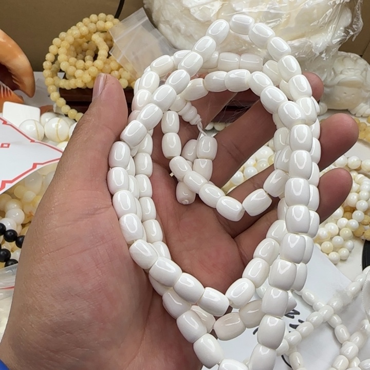 吊坠贝壳桶珠脖挂