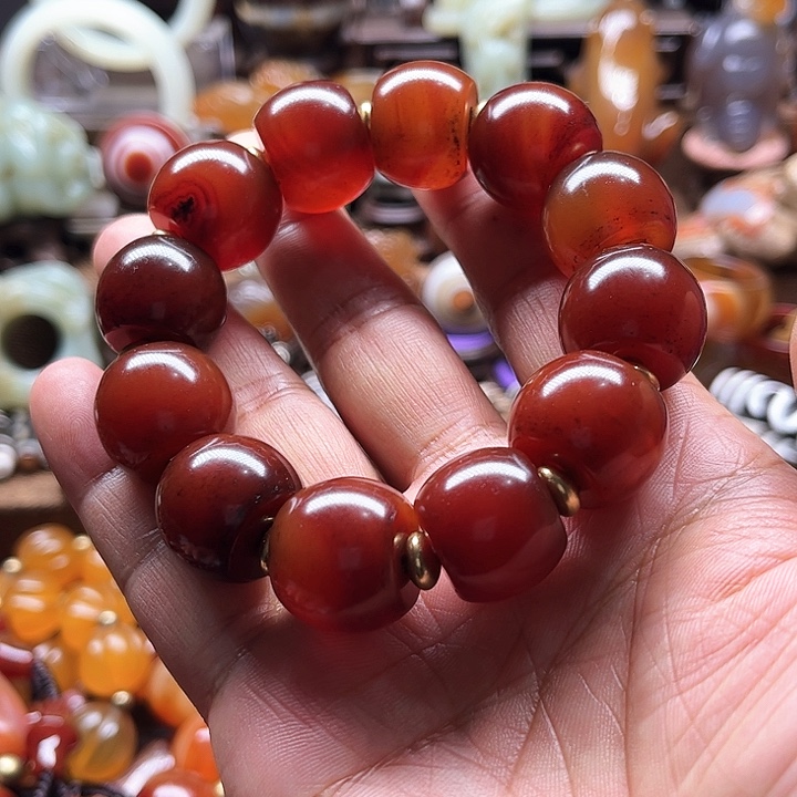 玛瑙/玉髓车挂未镶嵌