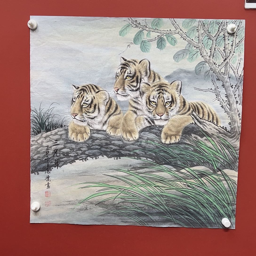 国画赵庆业老师国画作品月