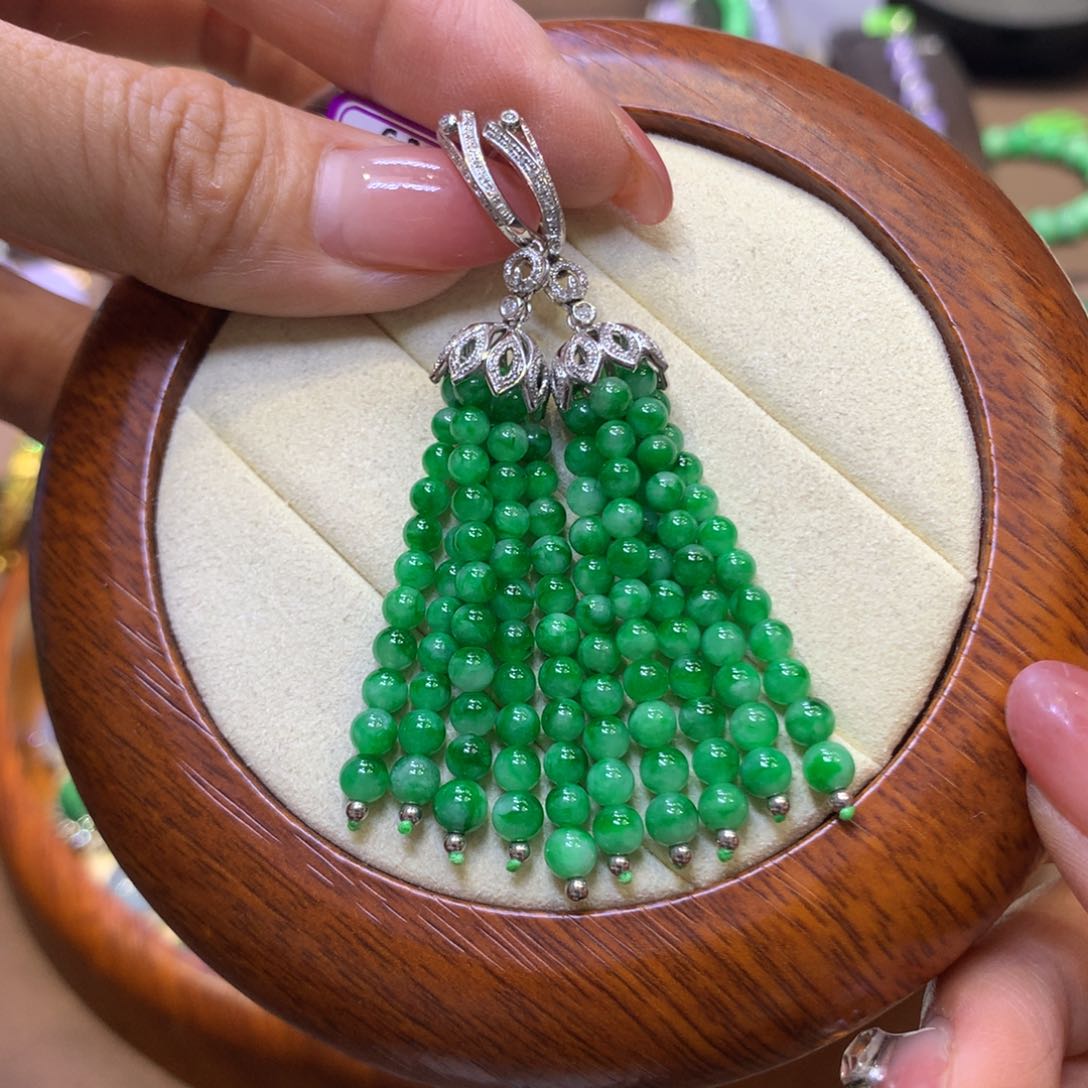 【闪购商品】翡翠18K金镶嵌颈饰翡翠