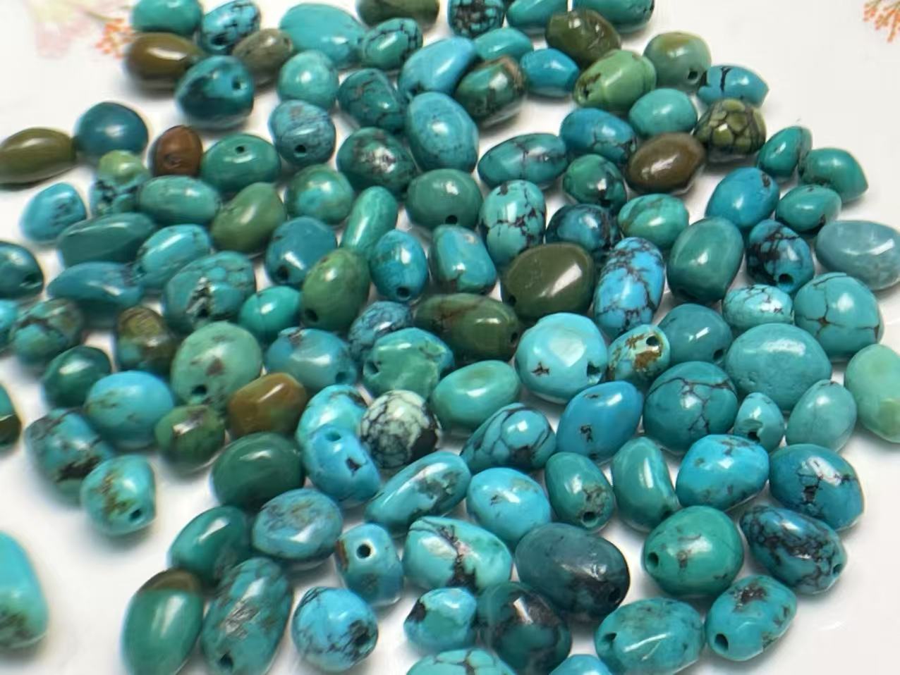 湖北原矿圆珠桶珠手串大礼包（一袋100克＋）