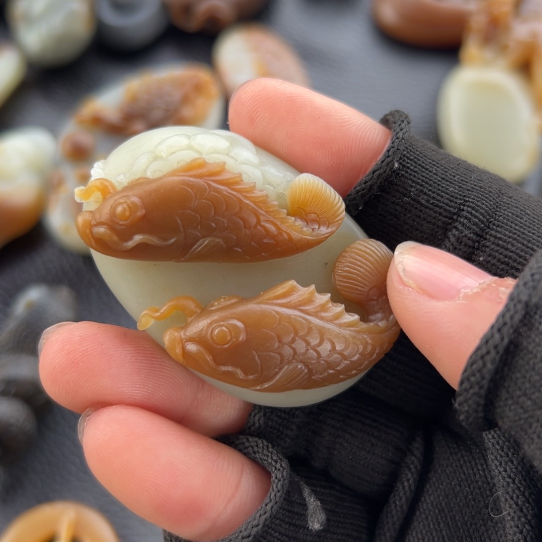 和田玉挂件未镶嵌