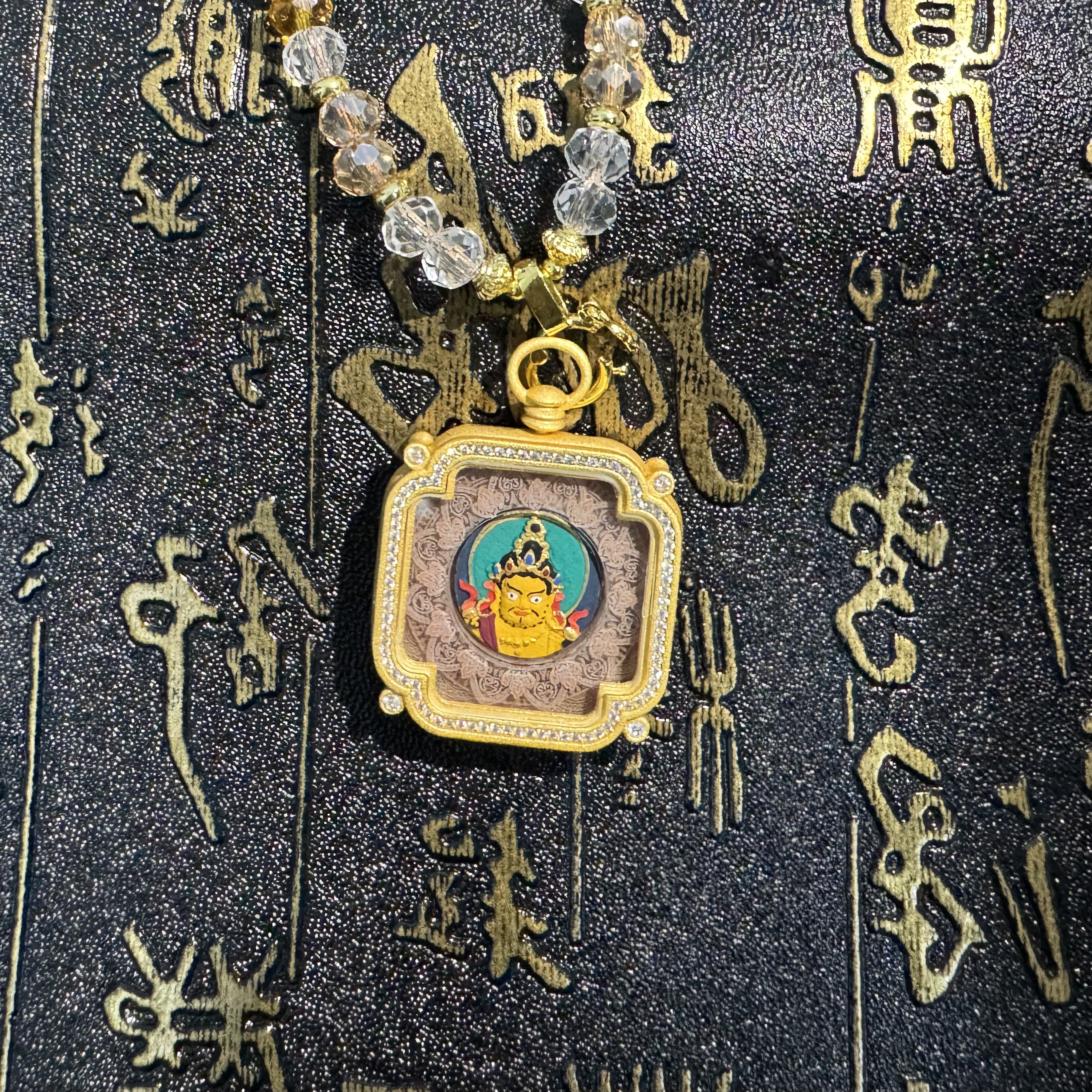 黄老爷等 民族风水晶 吊坠 纯手绘 擦擦 铜镶锆皮壳 多题材多品类