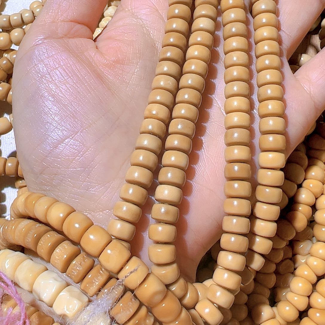 菩提根/象牙果手串卡8药片脖挂140颗