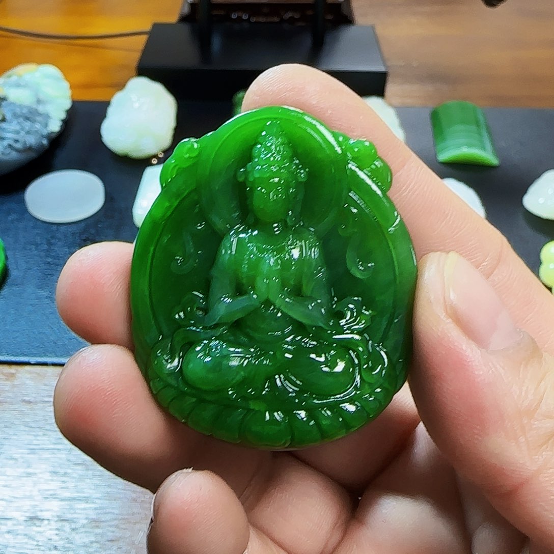 和田玉（碧玉）颈饰未镶嵌圈*