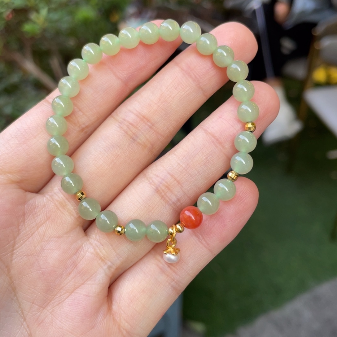 和田玉未镶嵌颈饰珠串