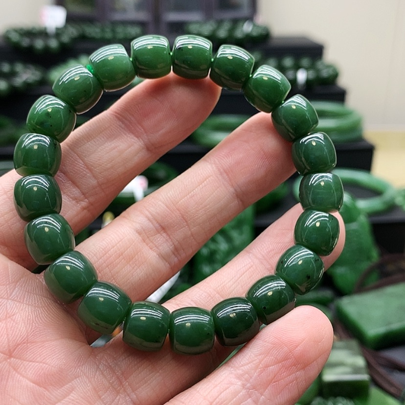 【闪购商品】和田玉（碧玉）手链未镶嵌
