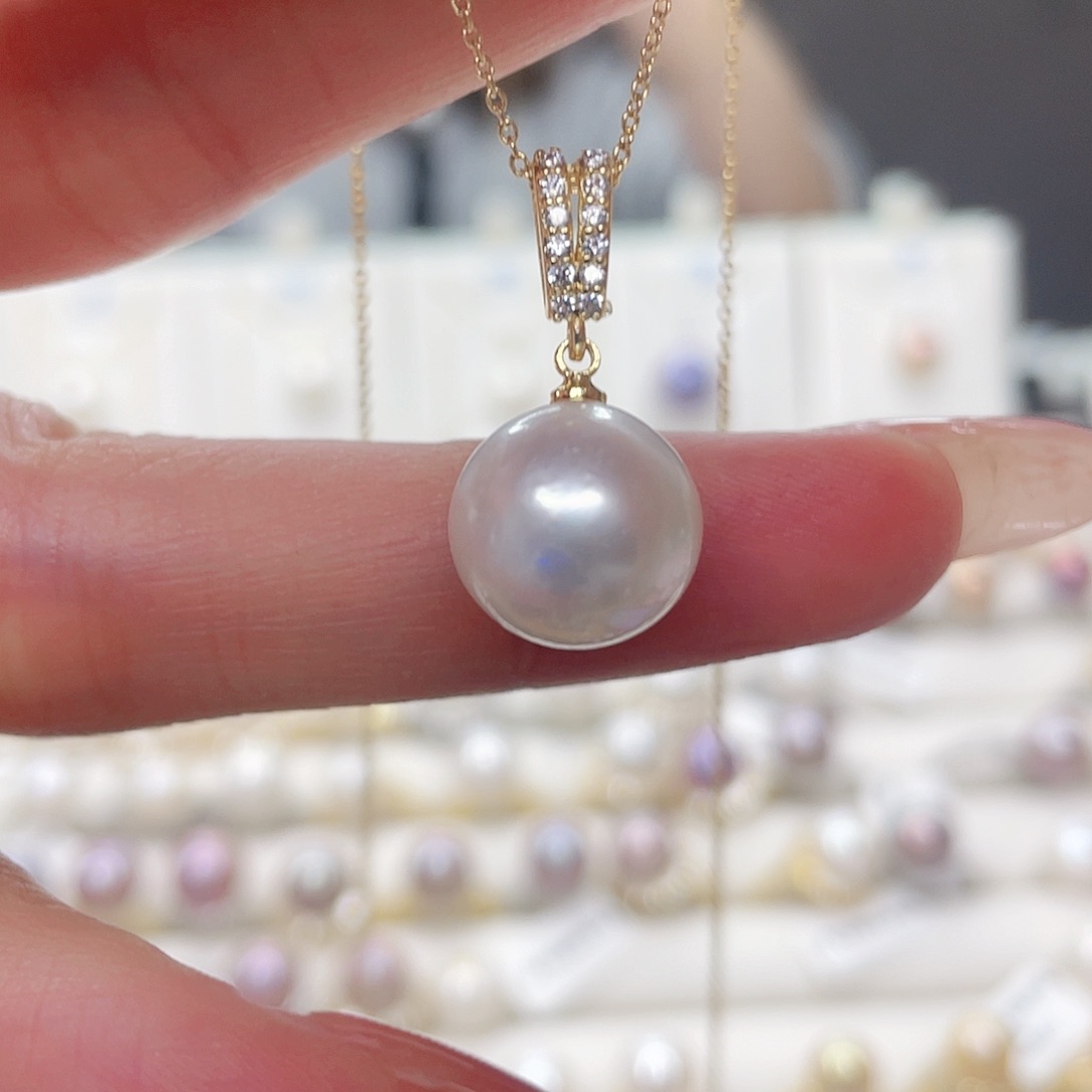 淡水珍珠颈饰合金