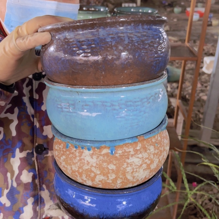 花盆 透气 紫砂 口径 18高度10