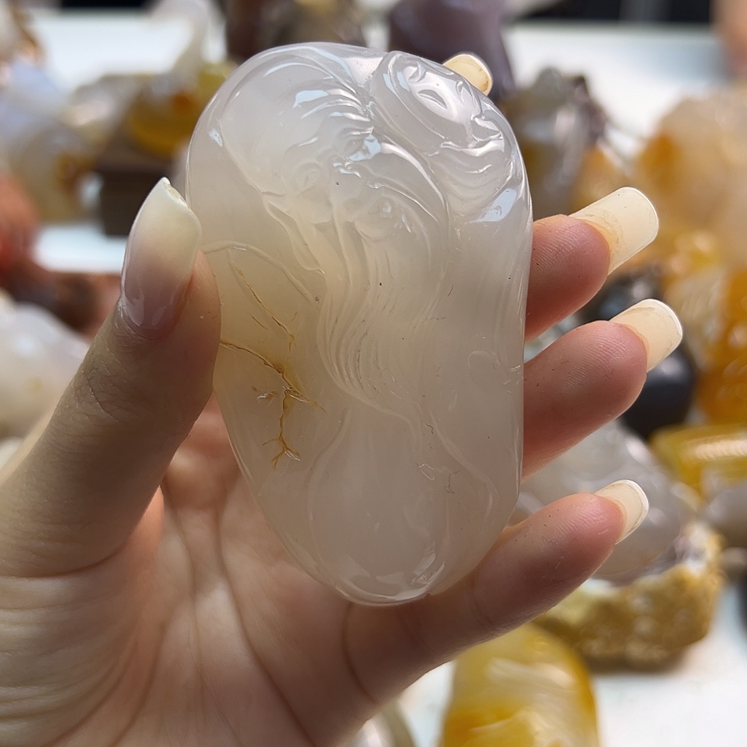 玛瑙/玉髓未镶嵌颈饰