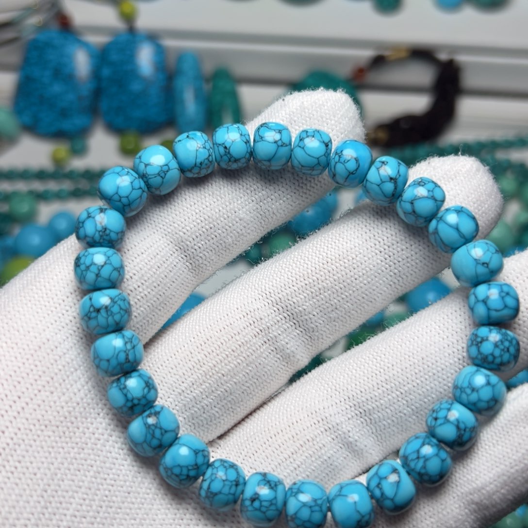 卡8+蓝花老型手串手链