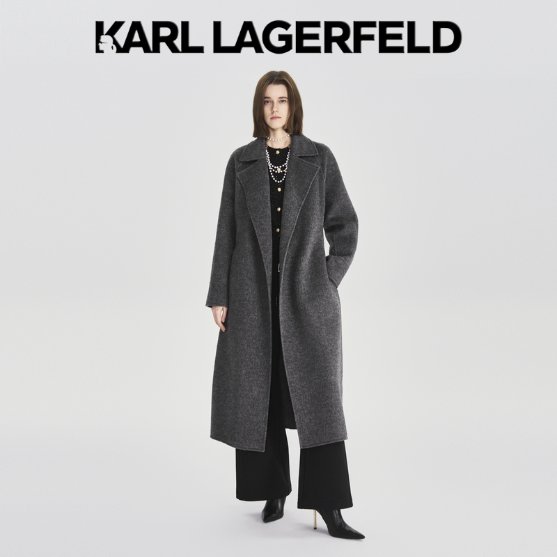 【丽公主专属】KARLLAGERFELD卡尔拉格斐奢品大衣M27E2944