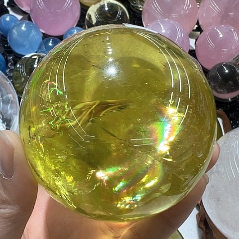水晶水晶球摆件未镶嵌