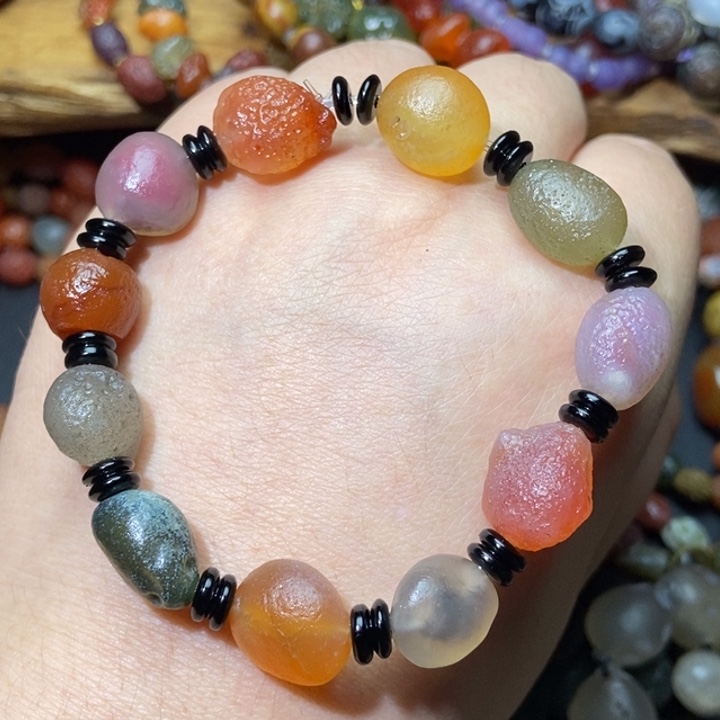 玛瑙/玉髓合金手链