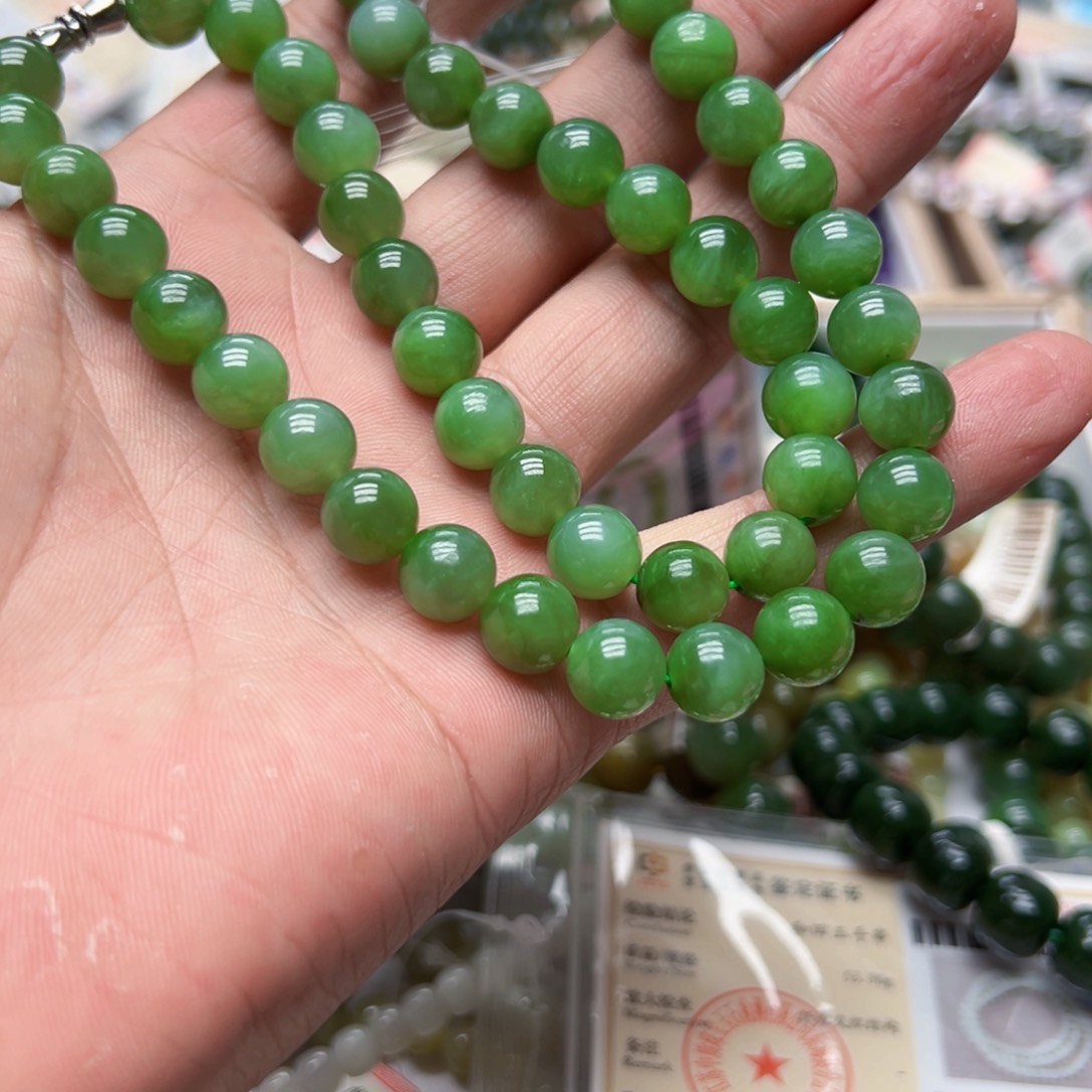 未镶嵌手链水晶碧玉项链