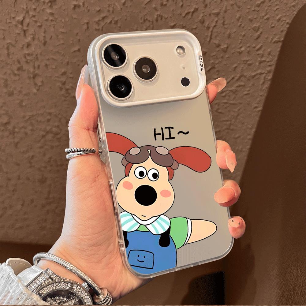 hi掌门狗适用iPhone17苹果16情侣手机壳15promax动漫14韩系13小众