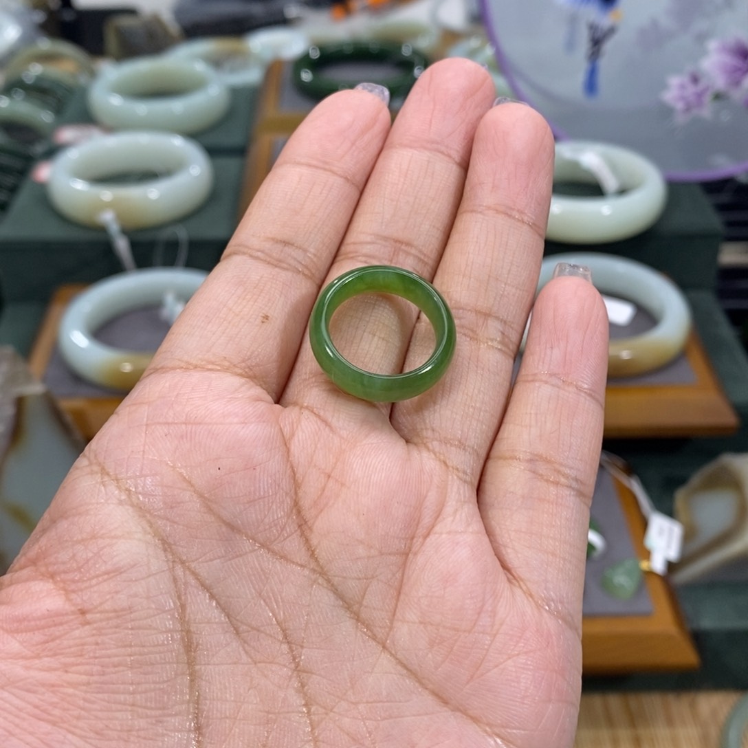 和田玉戒指未镶嵌随*～