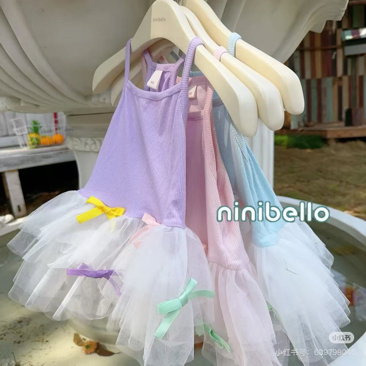 云小朵童装花边吊带裙上衣