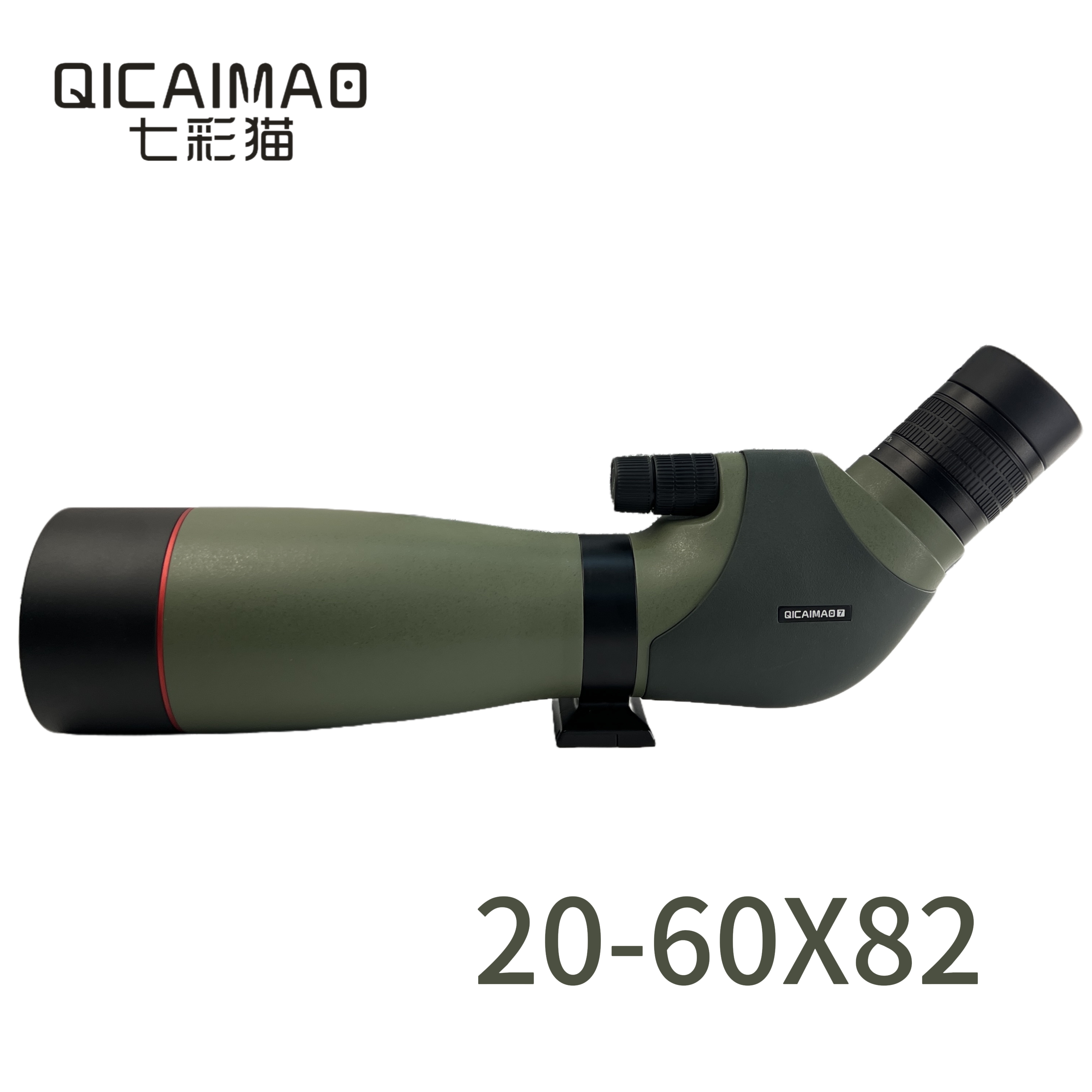 QICAIMAO/七彩猫镧系20-60X82专业平场观景镜