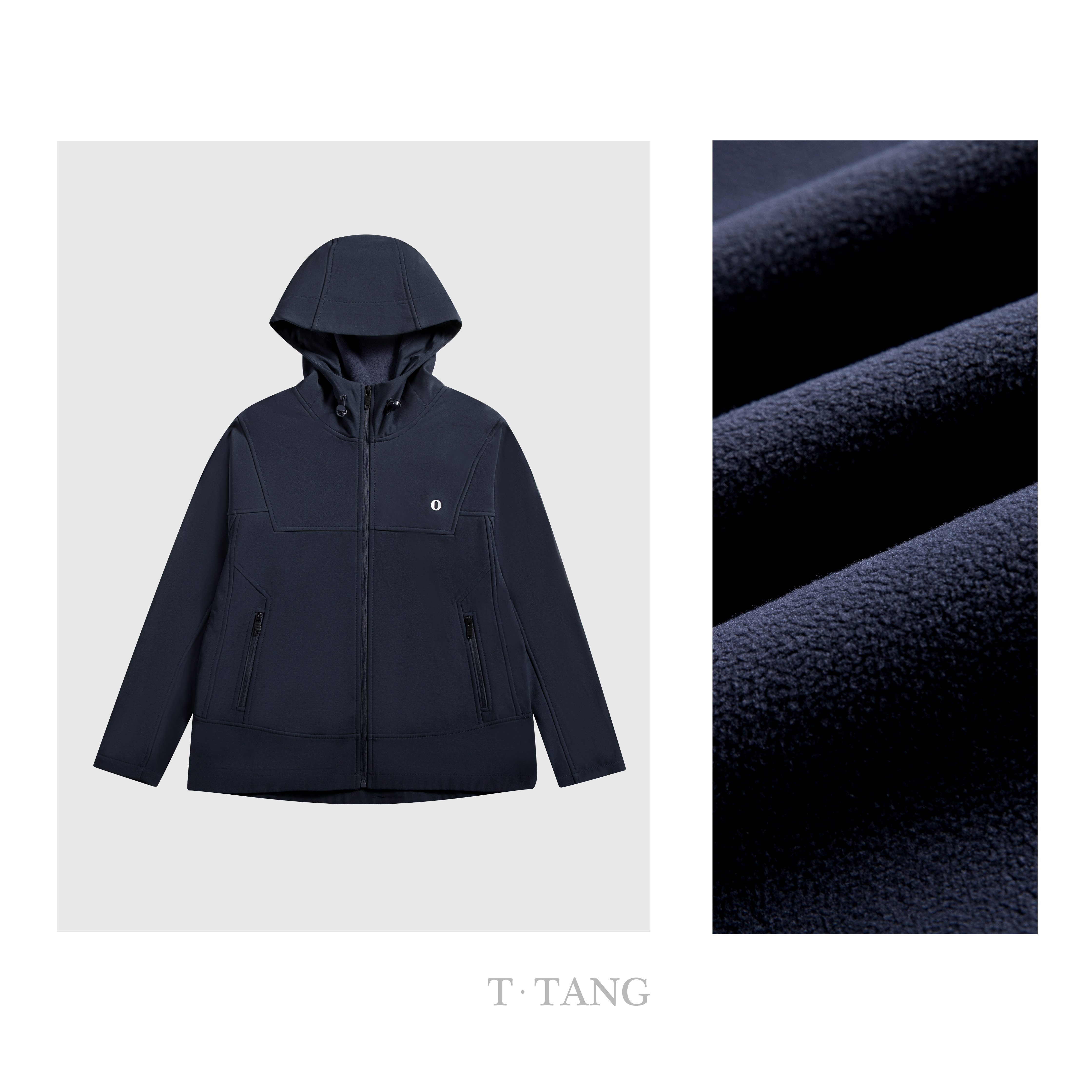 秋季新款350g奥粒绒透气柔软亲肤百搭休闲时尚宽松外套【6830】jj