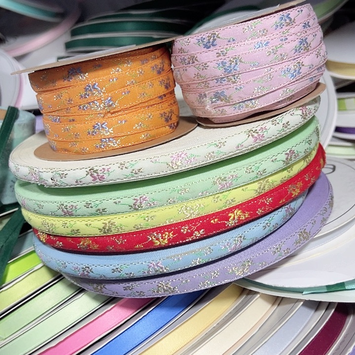 1的敦煌风刺绣丝带8色各25码