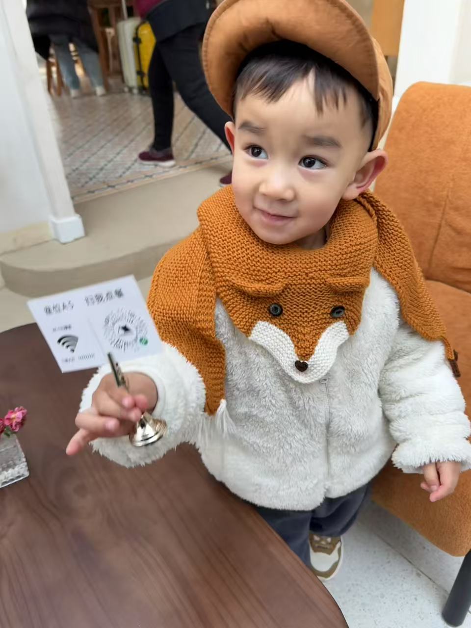 弈彩编织—小狐狸围巾线材(是线材，不是成品）