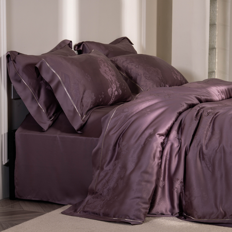 单夏被  紫色银丝