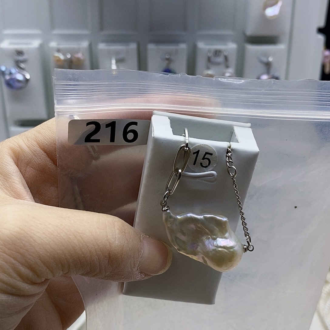 颈饰合金淡水珍珠