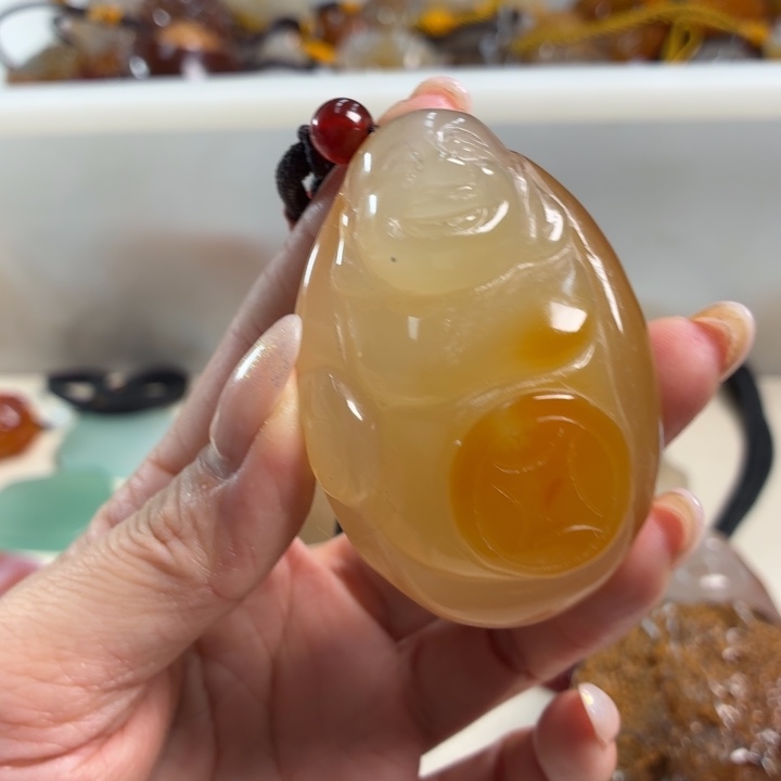 玛瑙/玉髓未镶嵌吊坠(不含链)