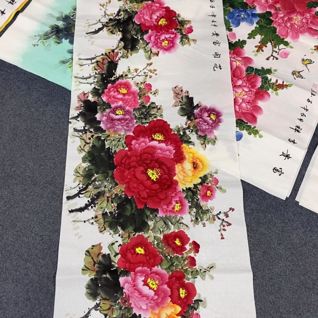 国画尺寸180✖️70小六尺手绘国画