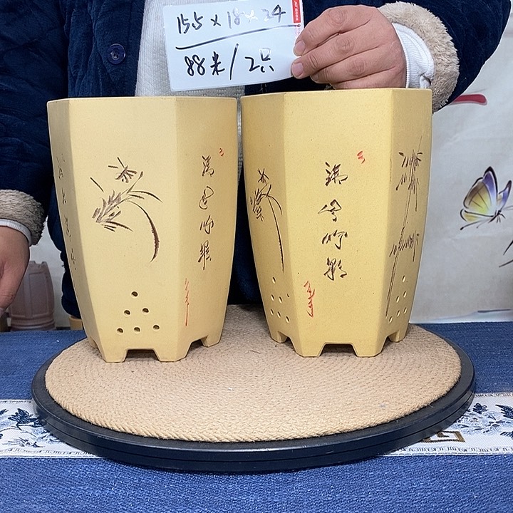 紫砂花盆紫砂花盆