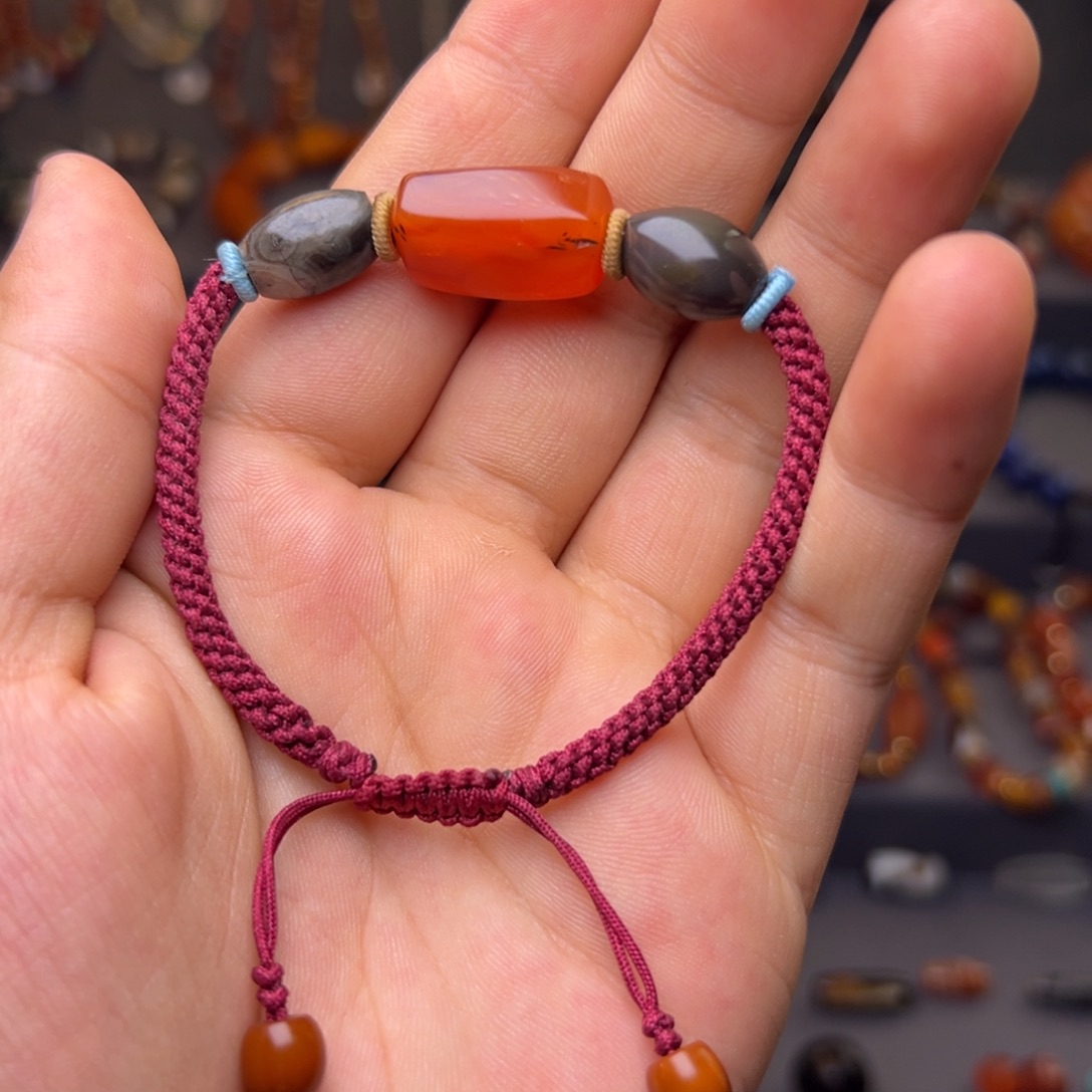 玛瑙/玉髓合金手链