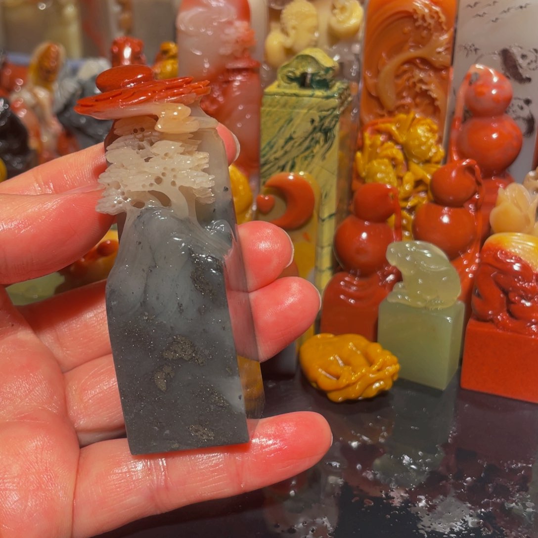 寿山石印石精美寿山